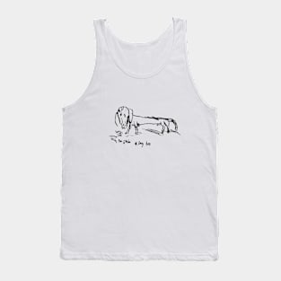 Long Dog Sketch Tank Top